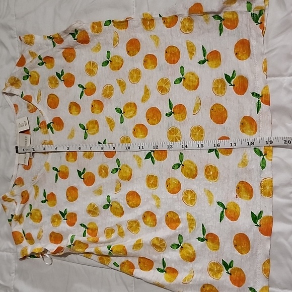 Orange/citrus Cynthia Rowley shirt - Picture 7 of 10